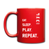Eat Sleep Play Repeat Full Color Mug